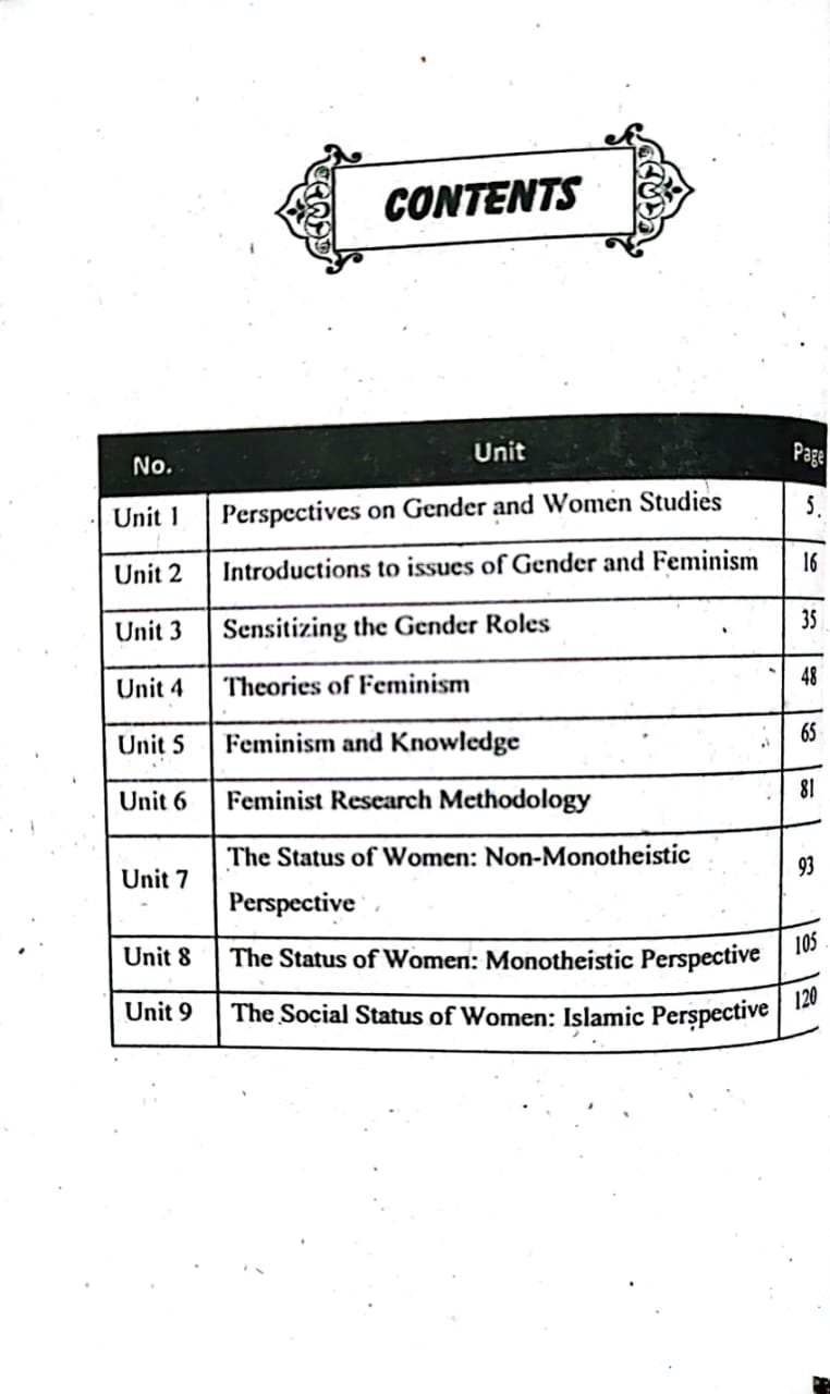 Perspectives On Gender Studies